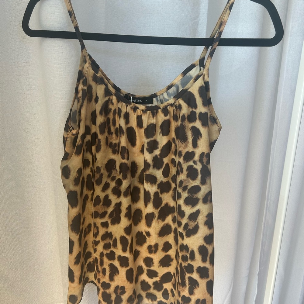Just Be Leopard Print Camisole Top